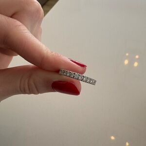 14K White Gold Diamond Eternity Band | 0.52 CTW | VS1–VS2 | Size 5.25